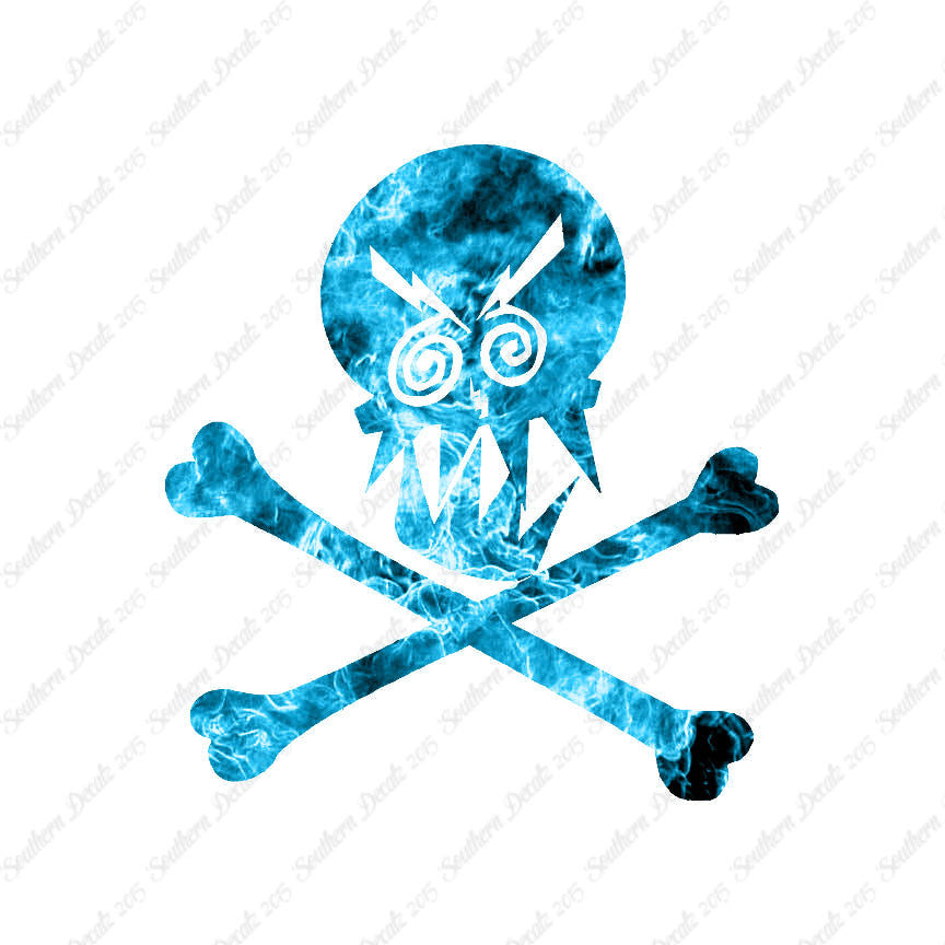 Angry Skull Crossbones