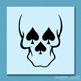 Skull Three Spades