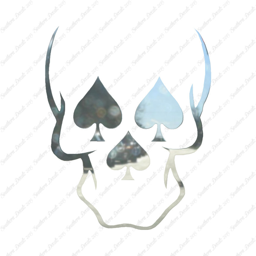 Skull Three Spades