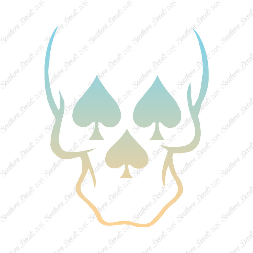 Skull Three Spades
