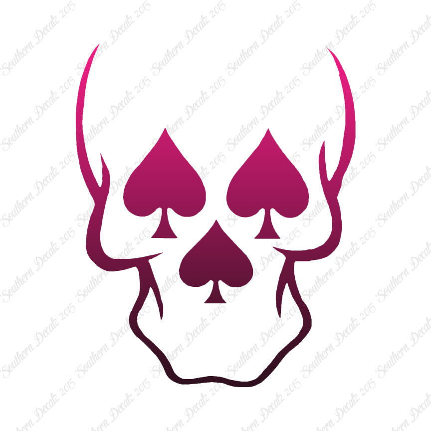 Skull Three Spades