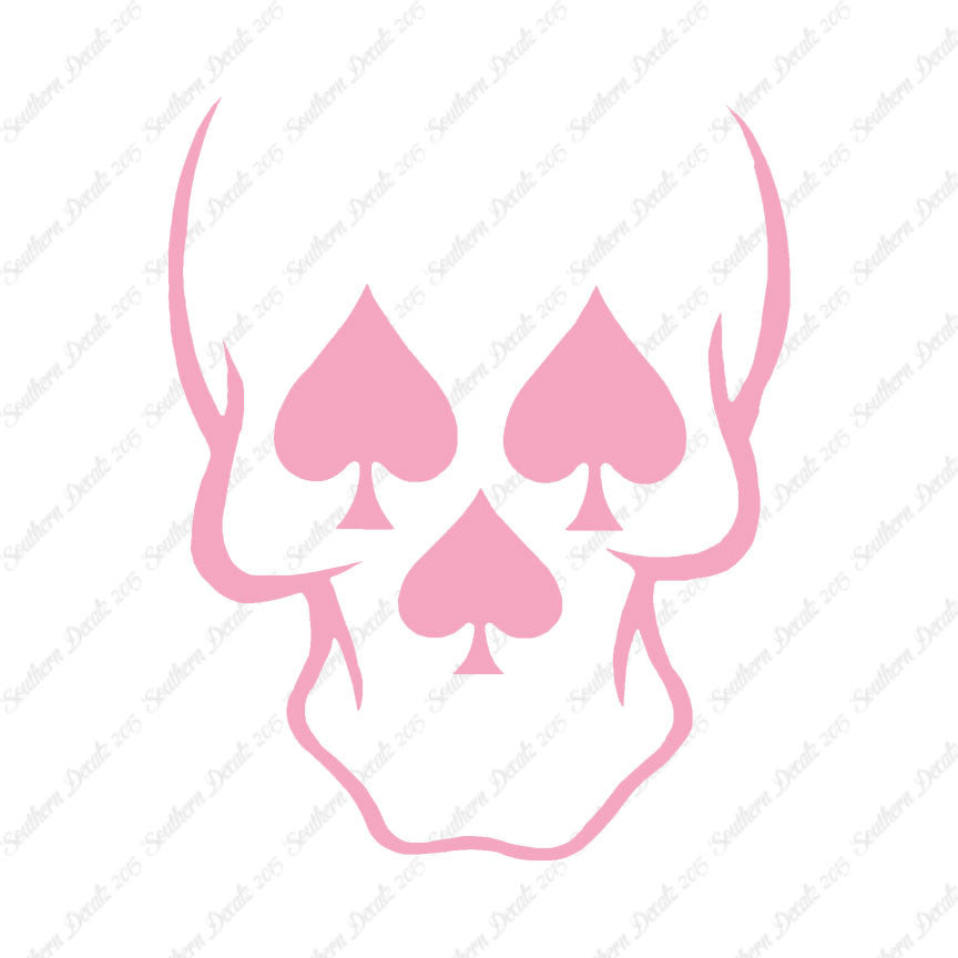 Skull Three Spades
