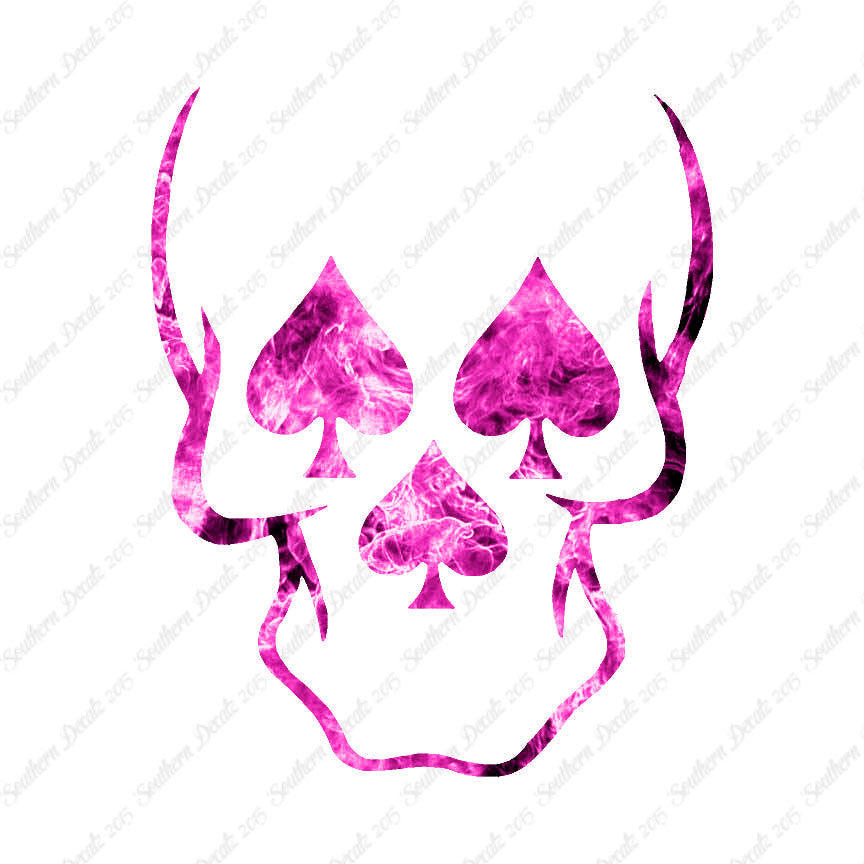 Skull Three Spades