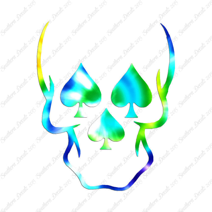 Skull Three Spades