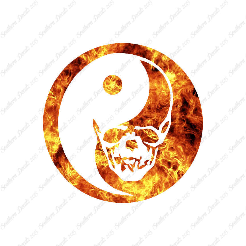 Skull Yin Yang