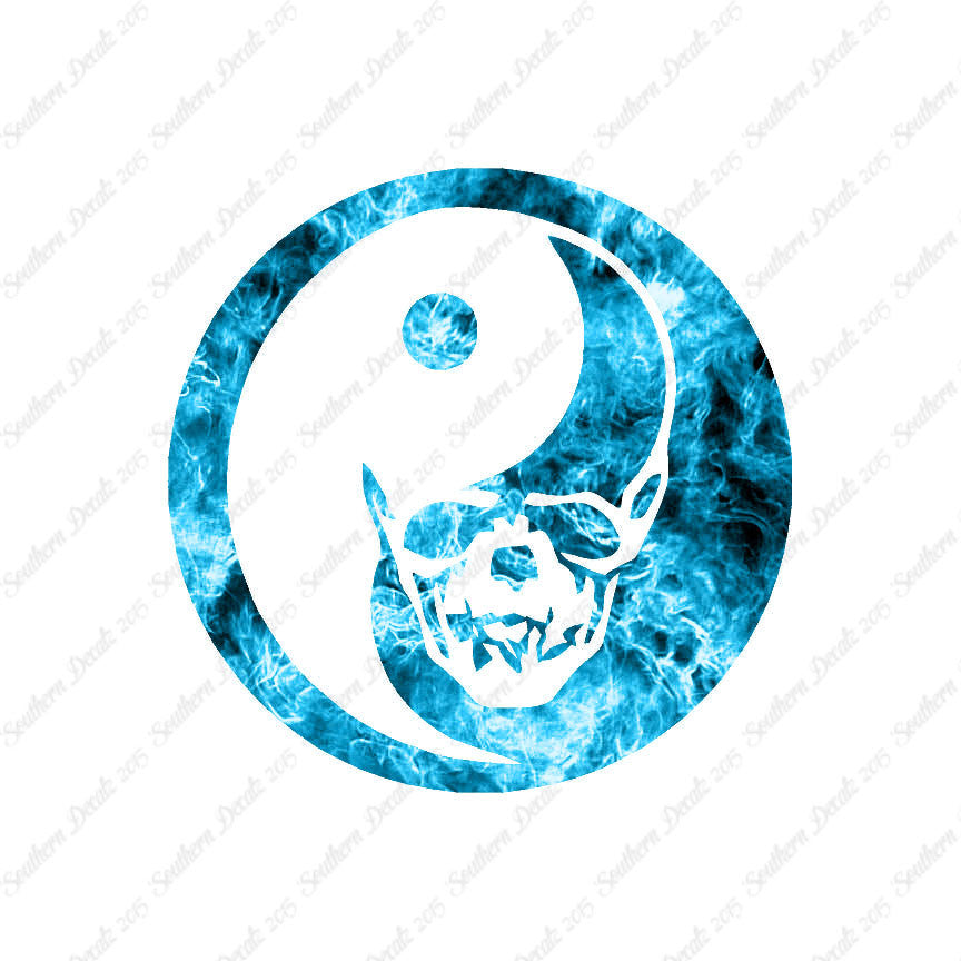 Skull Yin Yang