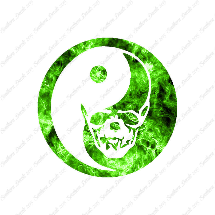 Skull Yin Yang