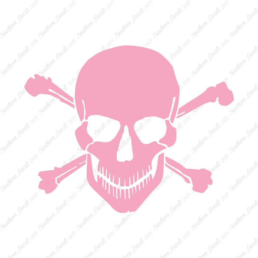 Smiling Skull Crossbones