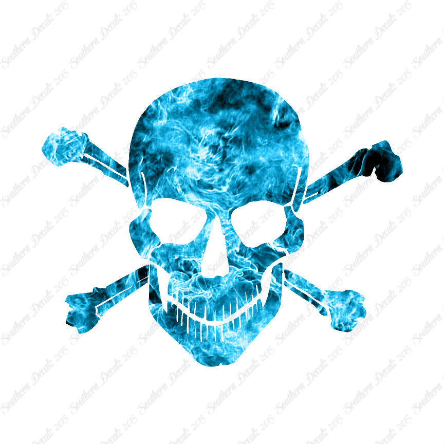 Smiling Skull Crossbones