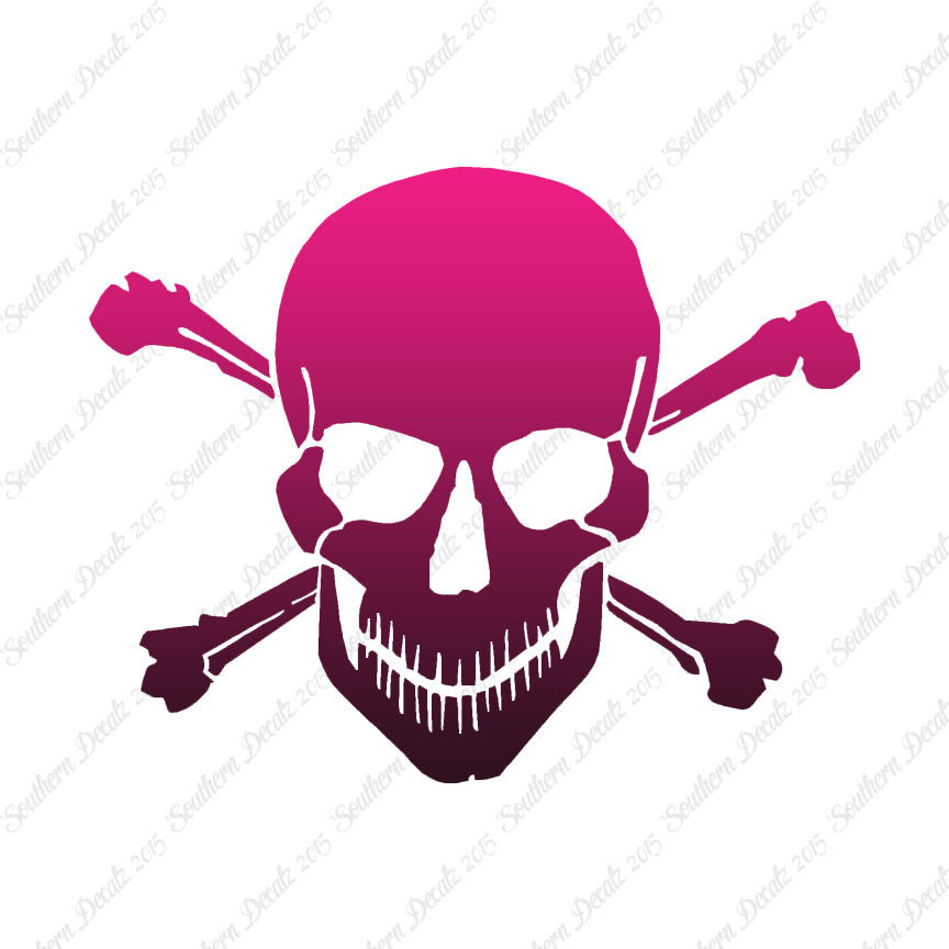 Smiling Skull Crossbones