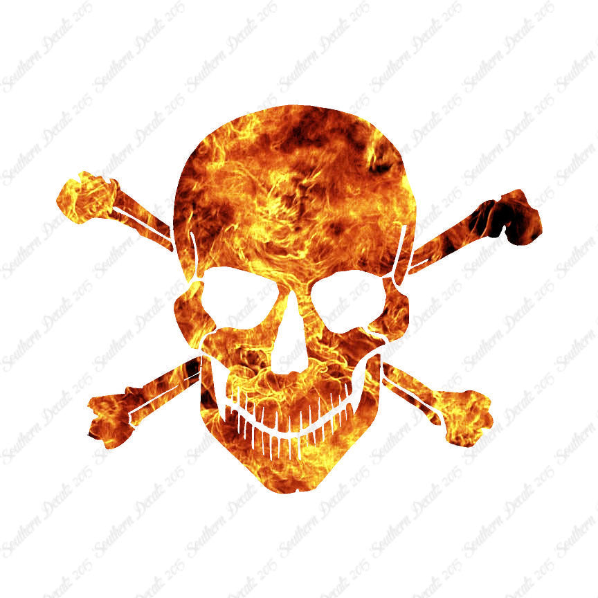 Smiling Skull Crossbones
