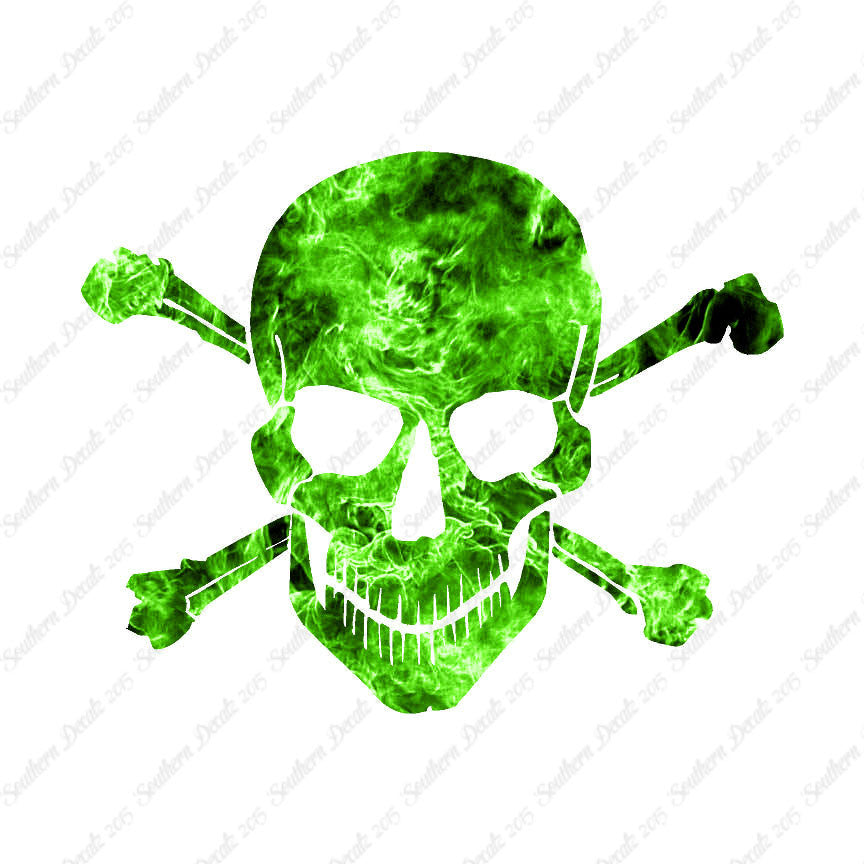 Smiling Skull Crossbones