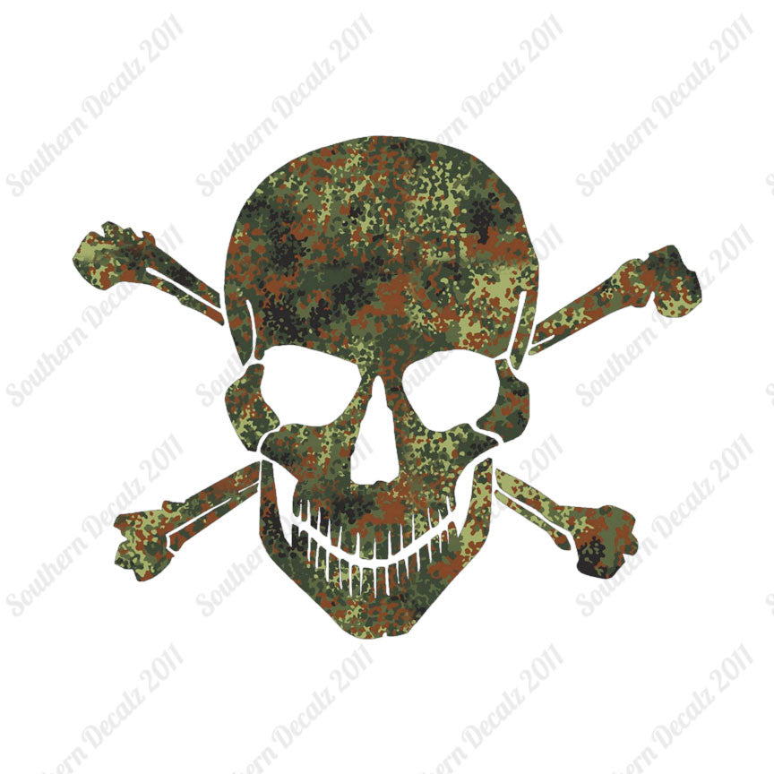 Smiling Skull Crossbones