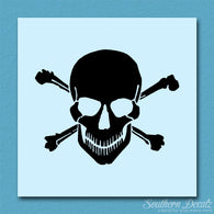 Smiling Skull Crossbones