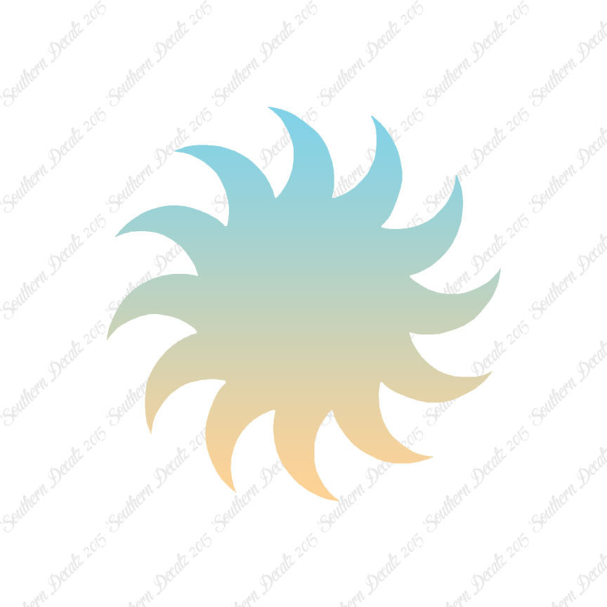 Spiral Sun Saw Blade