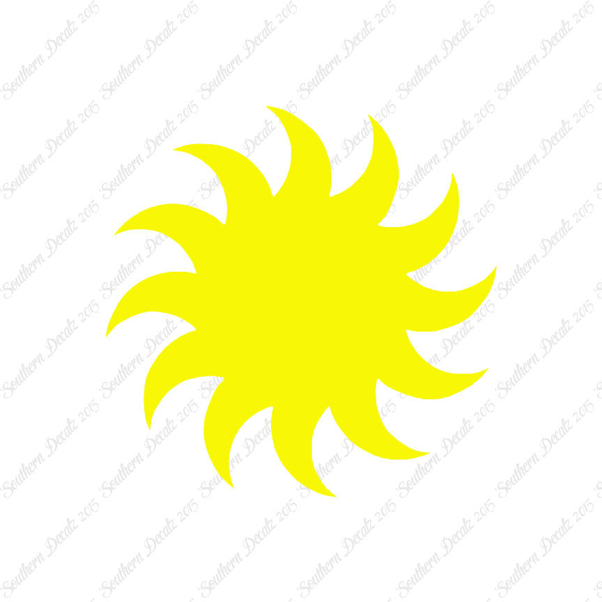Spiral Sun Saw Blade