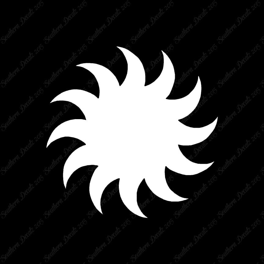 Spiral Sun Saw Blade