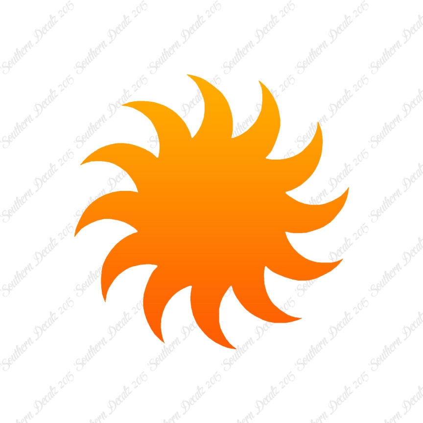 Spiral Sun Saw Blade