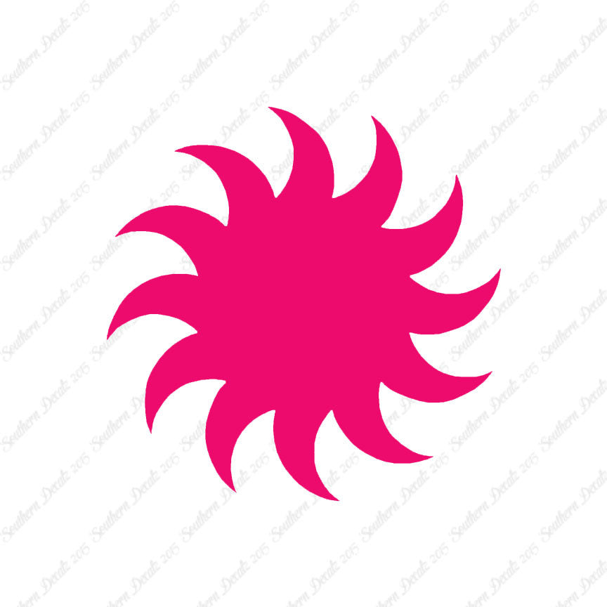 Spiral Sun Saw Blade