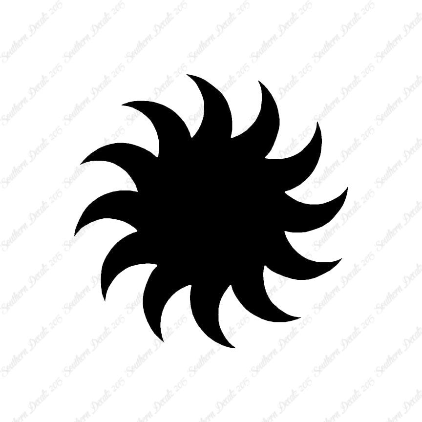 Spiral Sun Saw Blade