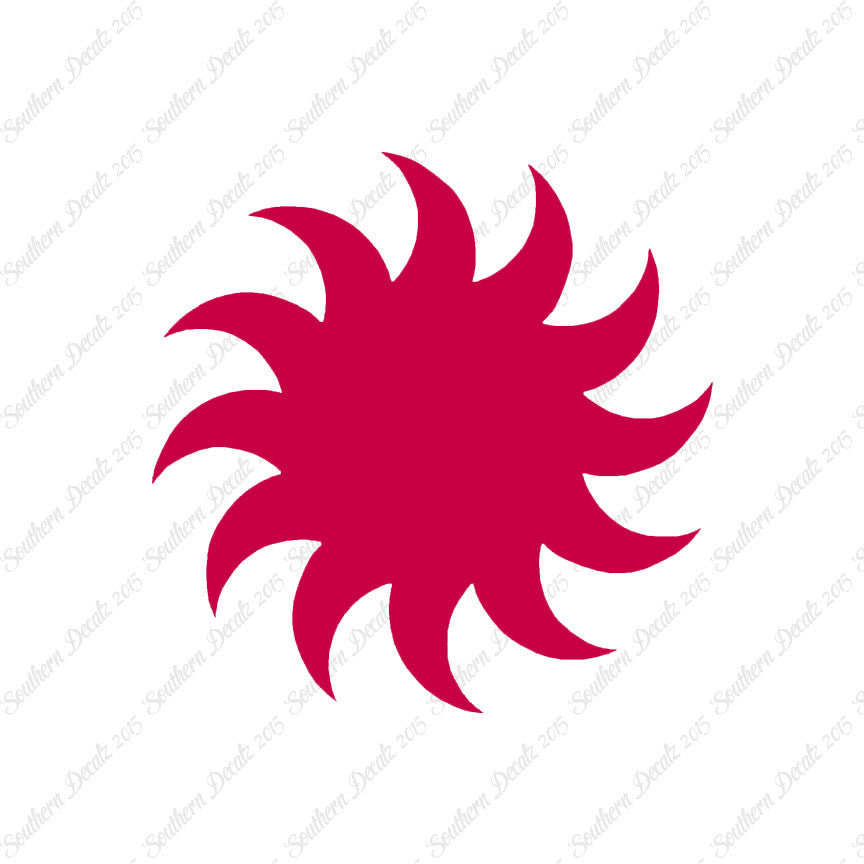 Spiral Sun Saw Blade