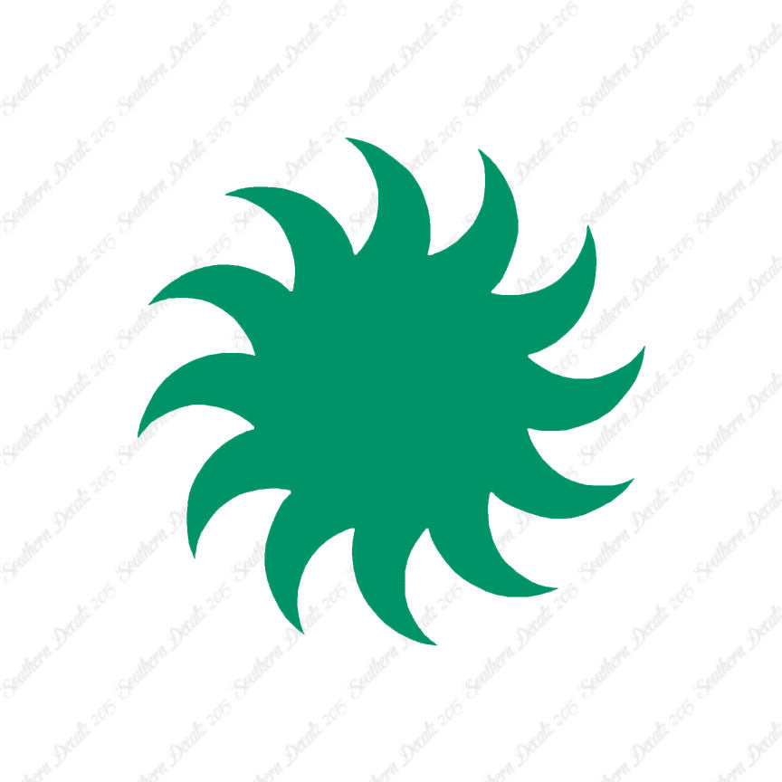 Spiral Sun Saw Blade