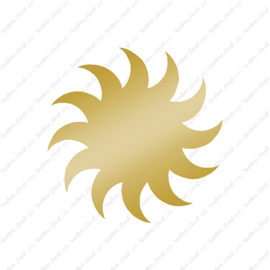Spiral Sun Saw Blade