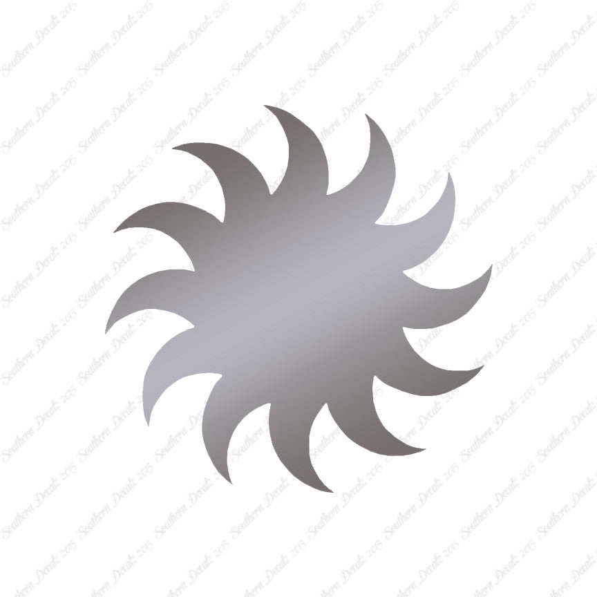 Spiral Sun Saw Blade