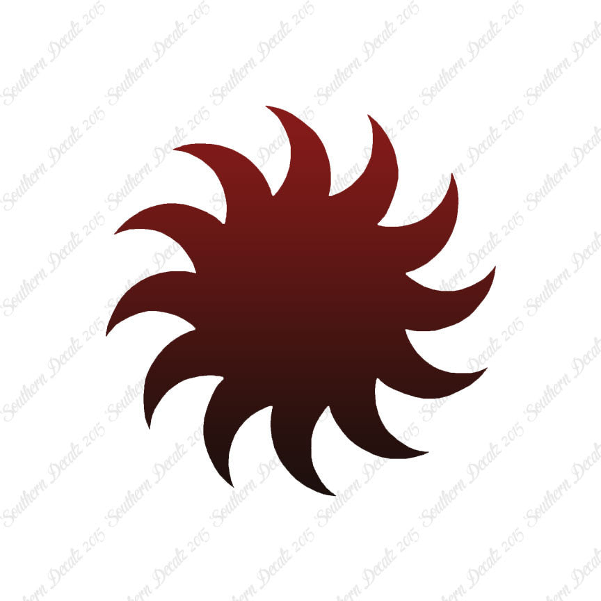 Spiral Sun Saw Blade