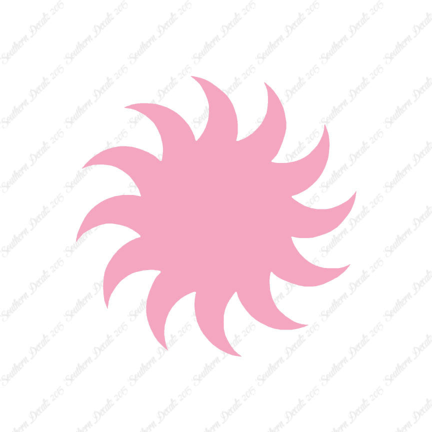 Spiral Sun Saw Blade