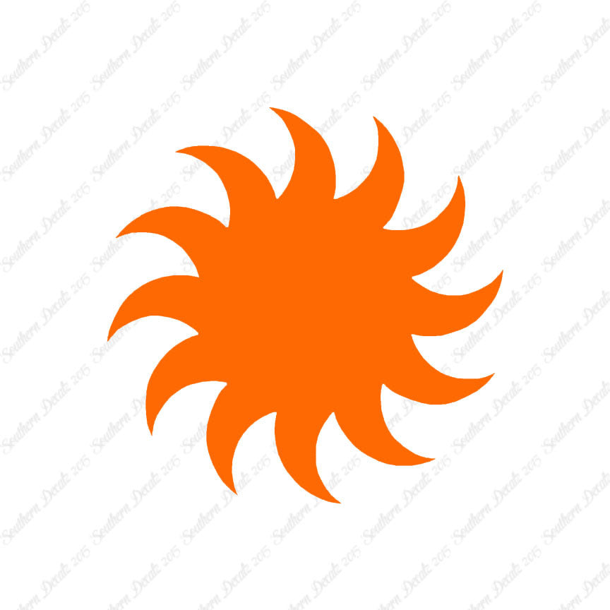 Spiral Sun Saw Blade