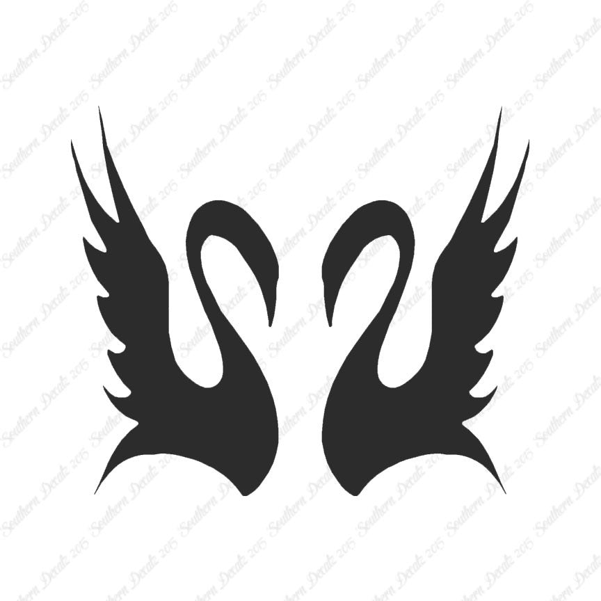 Pair Of Swans Art