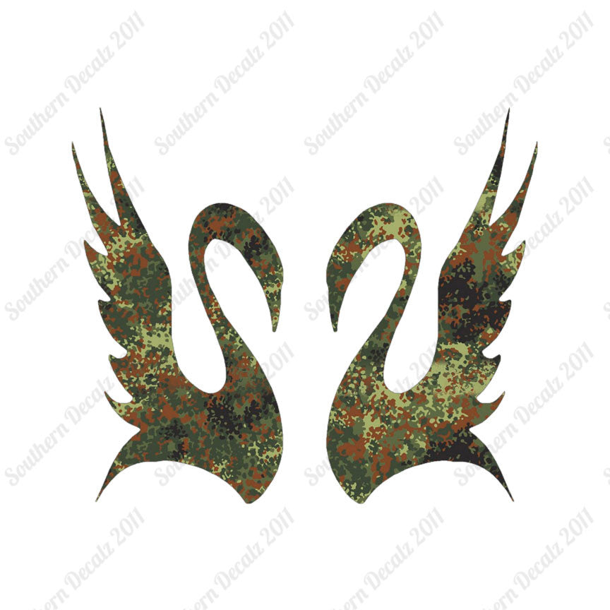 Pair Of Swans Art
