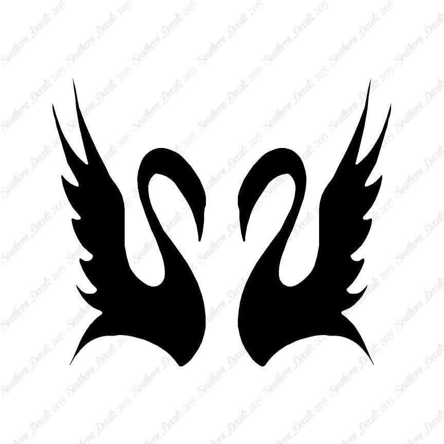 Pair Of Swans Art