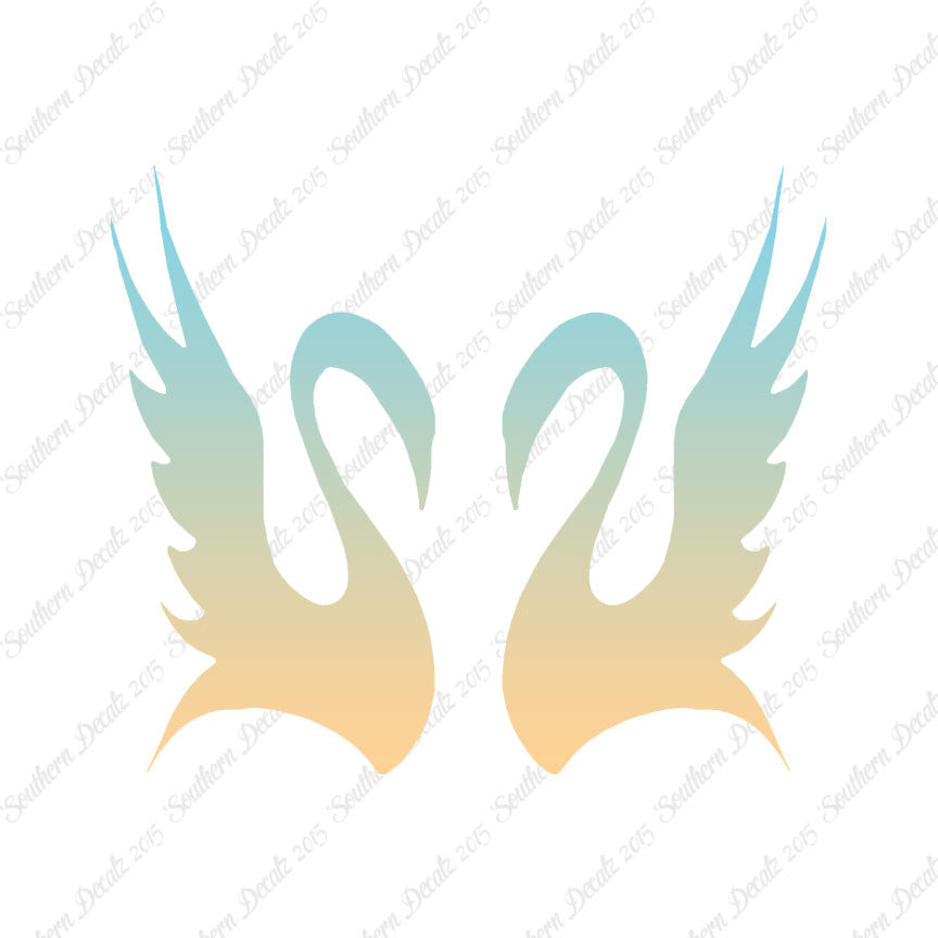 Pair Of Swans Art