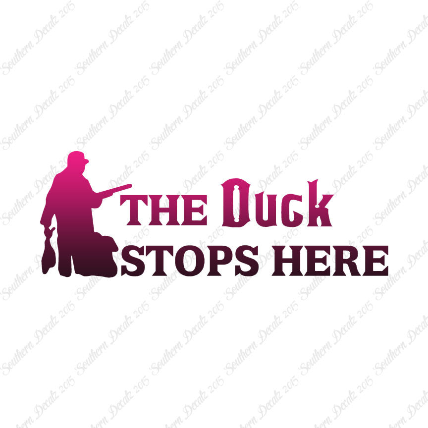 Duck Stops Here Hunting Hunter