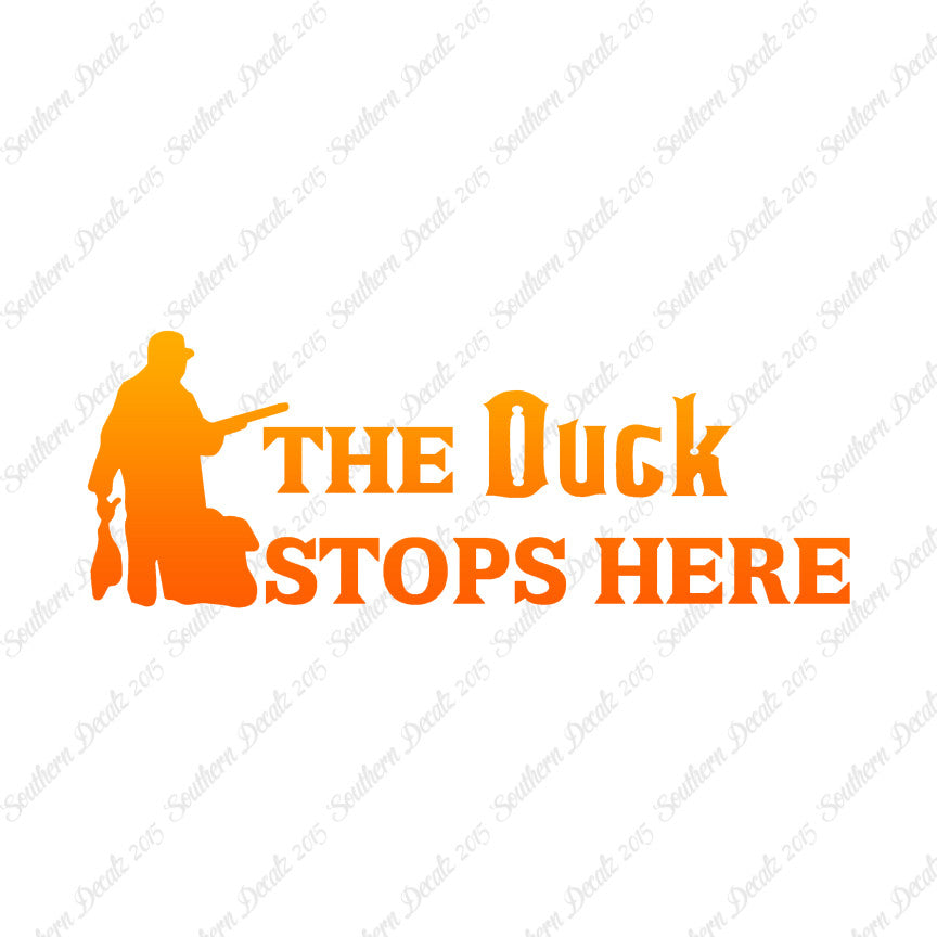 Duck Stops Here Hunting Hunter