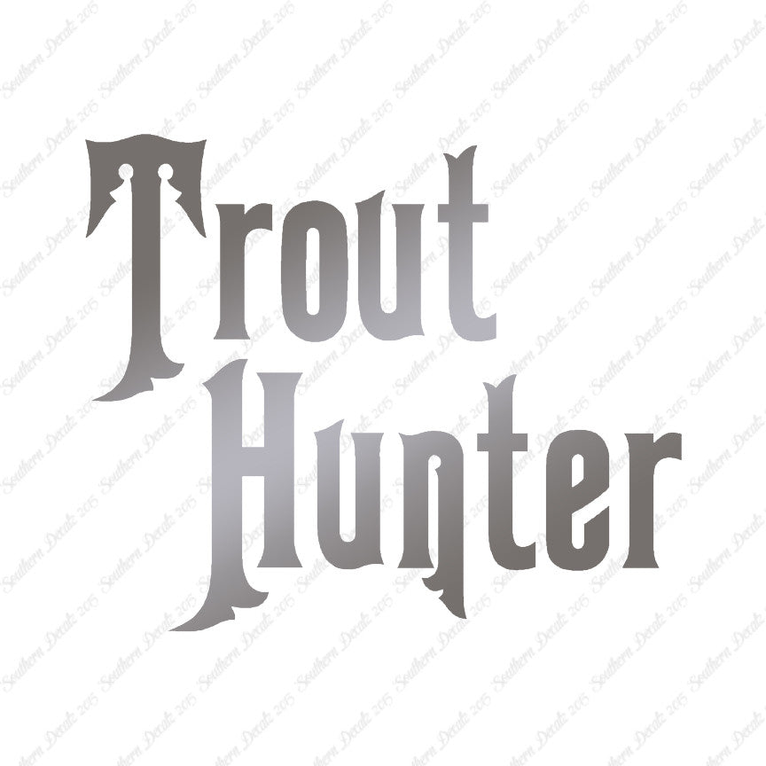 Trout Hunter Fishing Fish