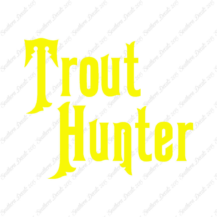 Trout Hunter Fishing Fish
