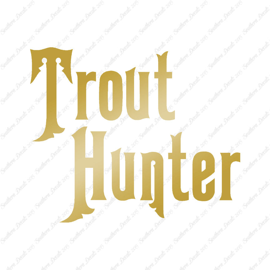 Trout Hunter Fishing Fish