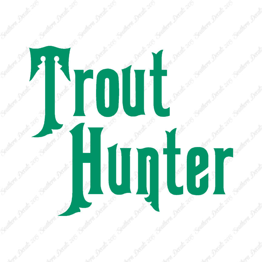 Trout Hunter Fishing Fish