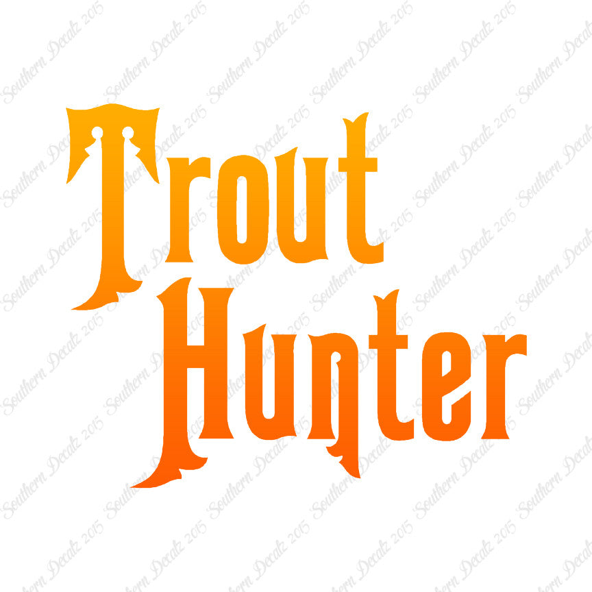 Trout Hunter Fishing Fish