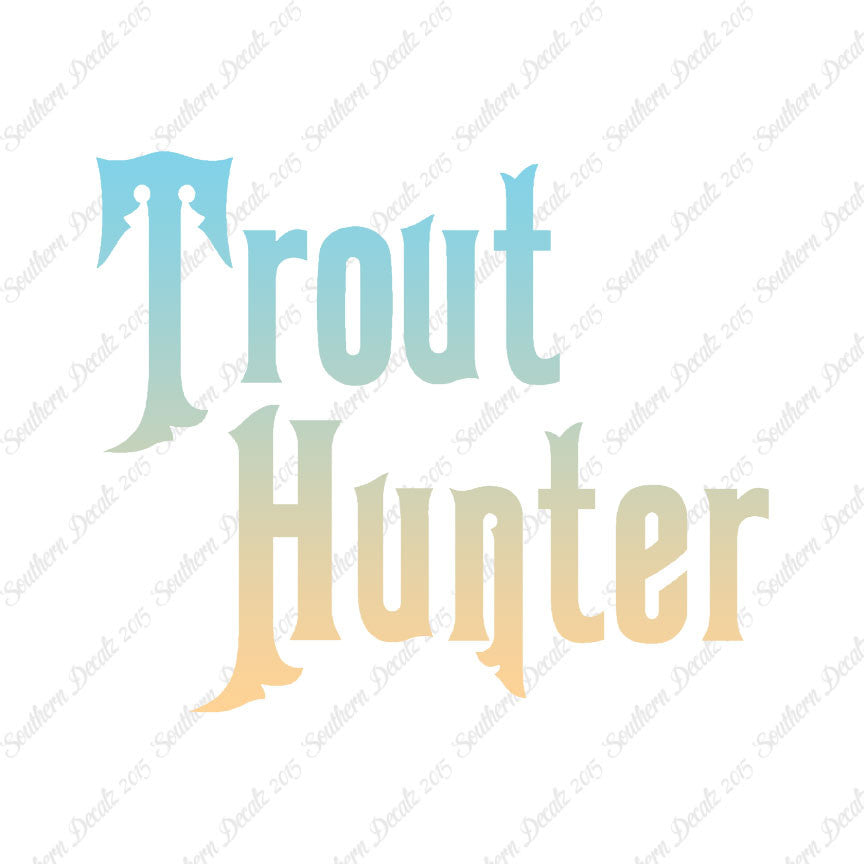 Trout Hunter Fishing Fish