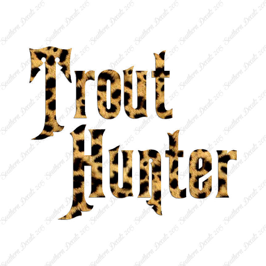 Trout Hunter Fishing Fish