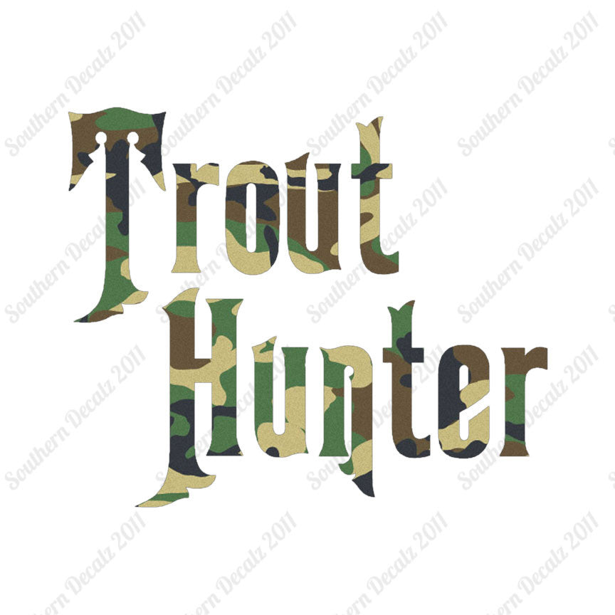 Trout Hunter Fishing Fish