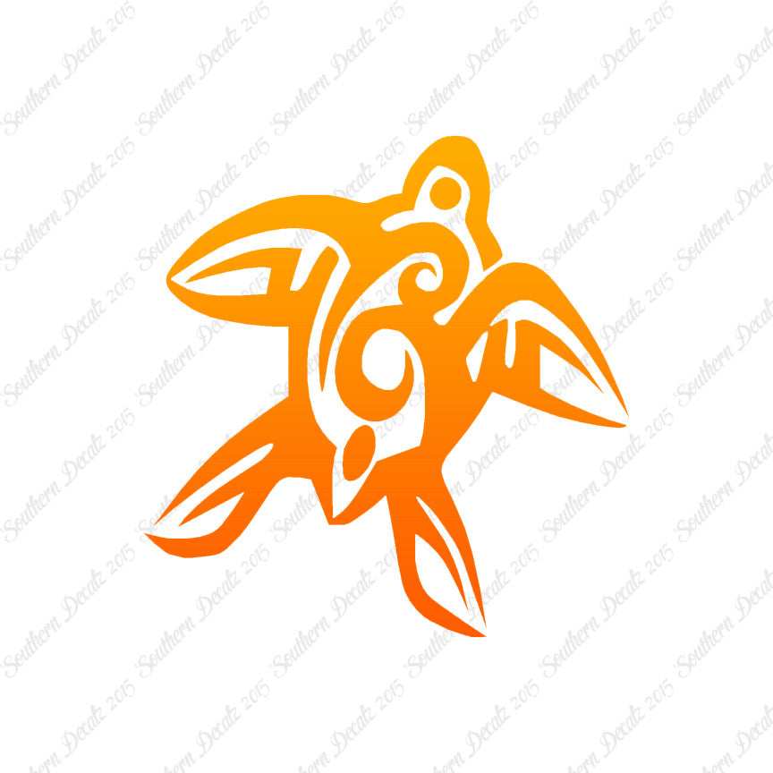 Tribal Hawaiian Sea Turtle