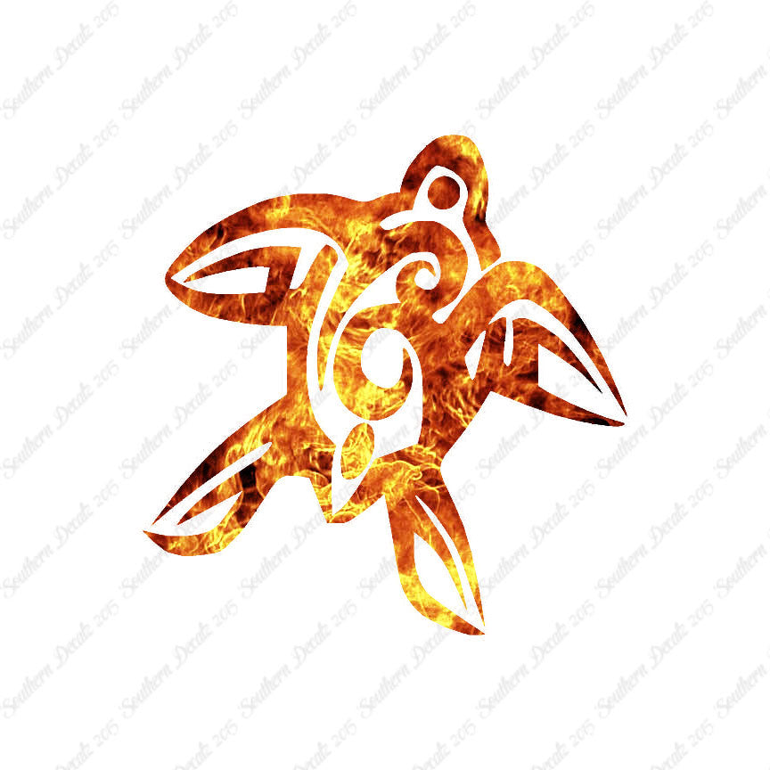 Tribal Hawaiian Sea Turtle