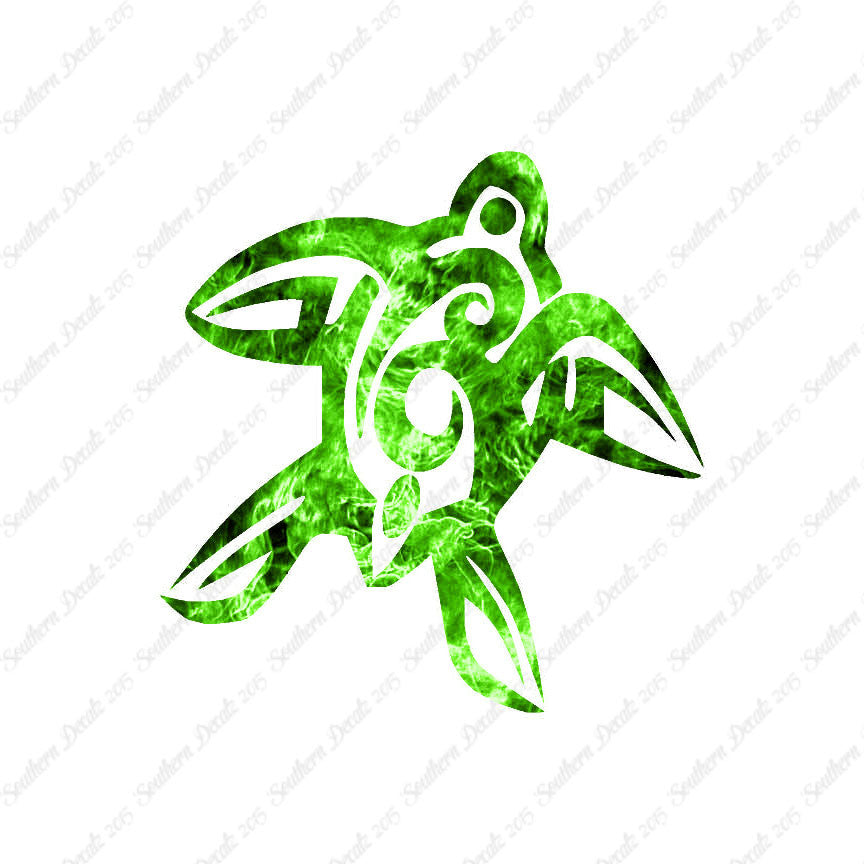 Tribal Hawaiian Sea Turtle