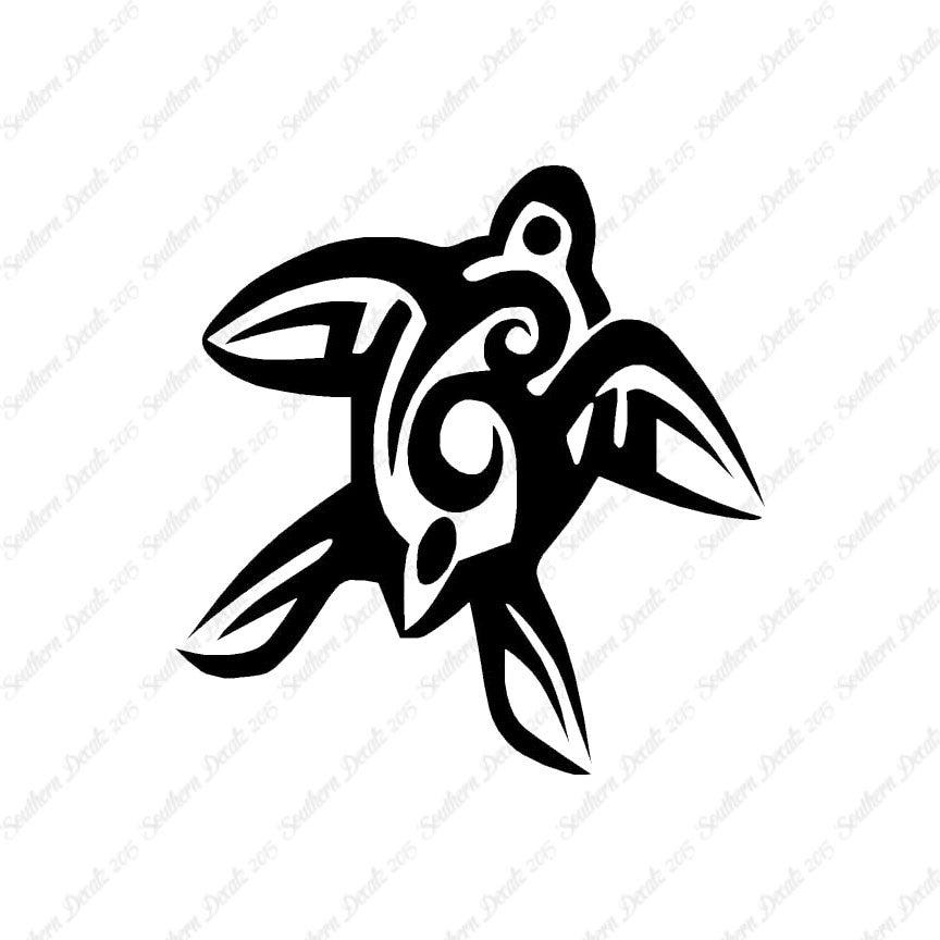 Tribal Hawaiian Sea Turtle