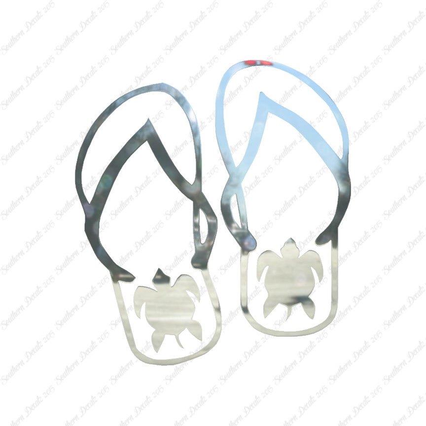 Turtle Flip Flops Tropical